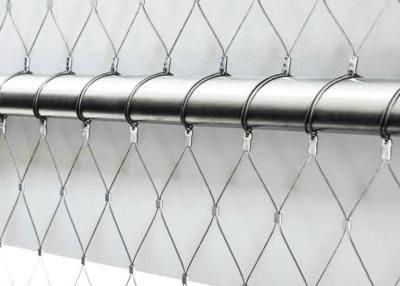 China A corda de fio de aço inoxidável flexível cabografa a malha de aço do jardim zoológico da malha do cabo de Mesh Stainless à venda