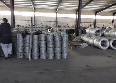 Китай Mild Steel Galvanized Barbed Wire Fence Design 1.2mm продается
