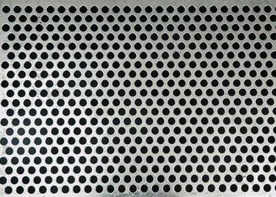 China Stainless Steel Round Hole Perforated Metal Mesh Customized for sale