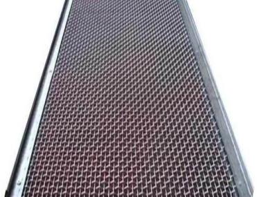 China Malha de tela vibratória de aço de mola de alta resistência para pedreira com gancho à venda