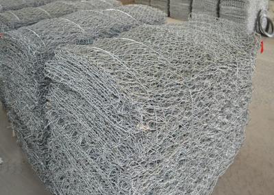 China Heavy 100 X 100 Mm Welded Gabion Baskets Stainless Steel Hexagonal Wire Mesh for sale