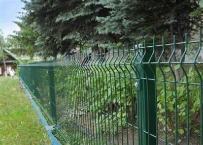 China Welded Wire Mesh 6.0mm Curved Metal Garden Fencing Security Pvc Coating à venda