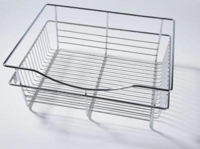 China Custom Drainer 316 Stainless Steel Wire Basket Tray For Kitchen Cabinets for sale