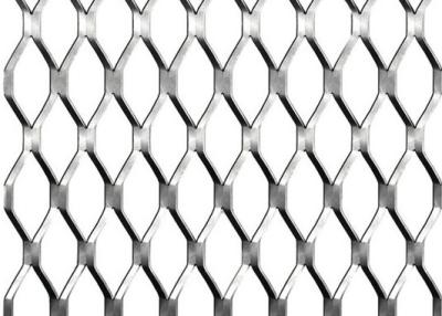 China Light Duty Aluminum Expanded Metal Mesh Decorative For Exterior Wall Cladding for sale