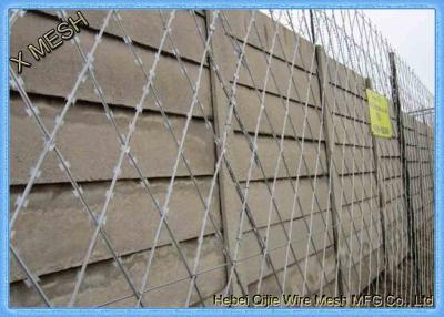 China Galvanized Razor Barbed Wire Fence / Security Barbed Wire Mesh SGS Listed for sale