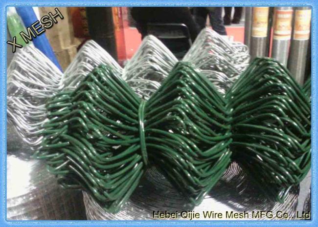 Green PVC Coated Chain Link Fence-CLF001