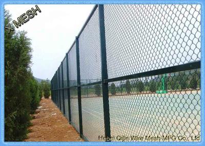 China 10 FT Length Residential Chain Link Security Fence Mesh 1.0-3.0mm Wire Diameter for sale