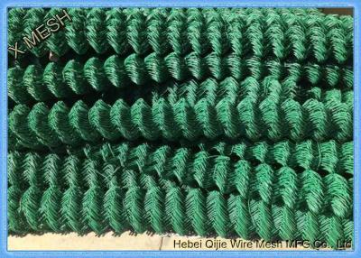 China 6 Gauge PVC Coated Chain Link Fence Wire Diameter 1.6m - 5 Mm Quick To Install for sale