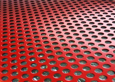 China Superficie revestida perforada colorida del polvo de chapa del aluminio y del hierro en venta
