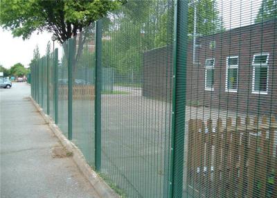 China anti-climbing fence clearvu 358 security fence,low price invisible security pvc coated clearvu 358 fence for sale