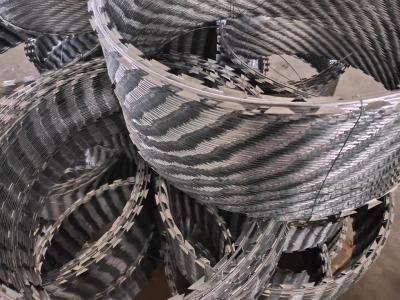 China Industry Long Time Use Stainless Steel 430 CBT-65 Razor Barbed Wire for sale