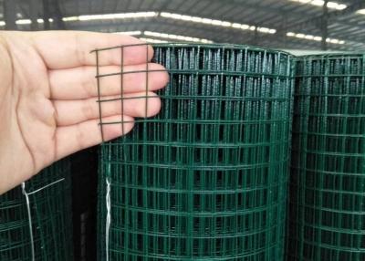 China Green 2x2 Pvc Coated Welded Wire Mesh Machinery Guard And Tomato Cages for sale