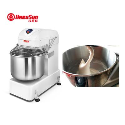 China 130 Liter Dough Stirring Commercial Spiral Dough Mixer With Safety Cover for sale