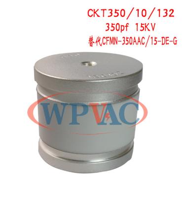 China Ceramic Fixed Vacuum Capacitors 350pF 15KV 132A Small Volume ISO Approved for sale