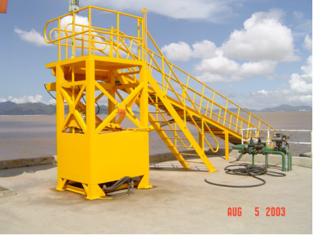 Gangway Column E1 consists of main ladder deck ladder and frame It is applicable to 3000 DWT to 30000 DWT Jetty