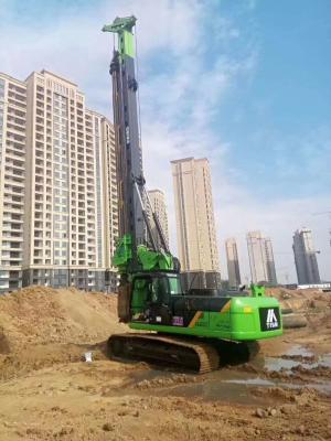 China KR150C Hydraulic Piling Rig 52m  Depth 1500mm Dia Bored Pile Driving Machine Rated Power 112kW/1800rpm Torque 150 kN.m for sale