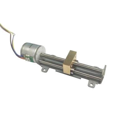 China SM20-55-T linear stepper motor with linear bearings and brass slider 1 KG thrust for sale