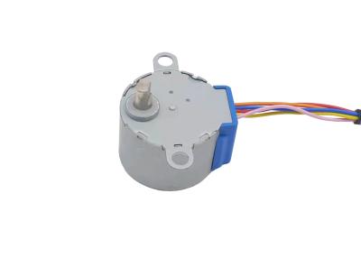China 24mm diameter permanent magnet stepper motor with gearbox, single pole stepper motor, gearbox gear ratio selectable for sale