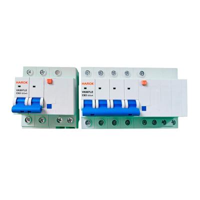 China VK007LE Residual Current Operated Circuit Breaker With Over-Current Protection RCBO 50/60Hz for sale