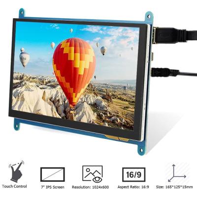 China Raspberry Pi4 HDMI 7 Inch TFT LCD Display 800x480 Dots With Capacitive Touch Panel for sale
