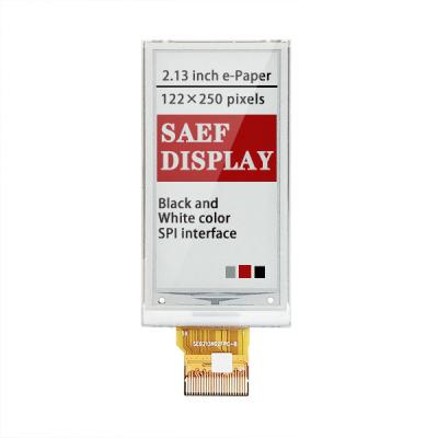 China 3 Colors 2.13 Inch E Ink Electronic Paper Display EPD Panel REACH Compliant for sale