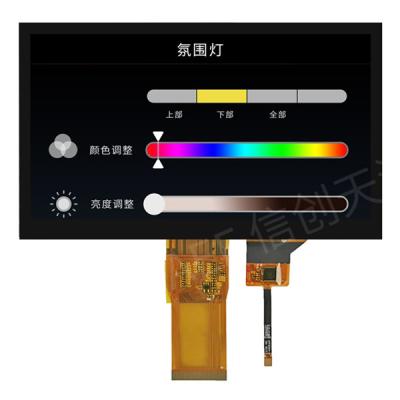 China 7 relação completa do RGB do ângulo de visão do módulo 1024x600 IPS do tela táctil de TFT LCD da polegada à venda