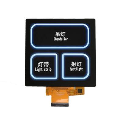 China TFT LCD Manufacturer Supply Square TFT Display 4 Inch SPI&MCU 320x320 Dots for sale