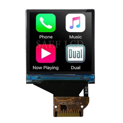China Quality TFT Square LCD Display 1.3 Inch 240x240 IPS Free Viewing Angle SPI Interface for sale