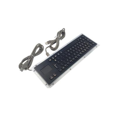 China Black Color Wired Keyboard With Touchpad Stainless Steel 304 Material Durable à venda