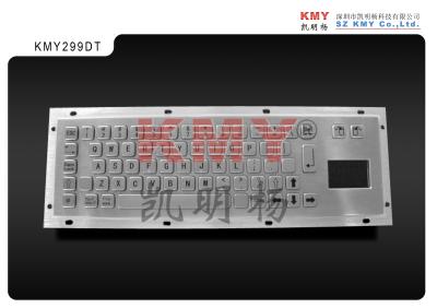 China Teclado industrial de aço inoxidável do teclado 1.4KGS do quiosque interativo com Touchpad à venda