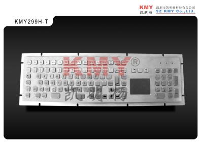 China Vandalproof  Industrial Keyboard With Touchpad SS304 Steel Mechanical Keyboard for sale