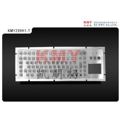 China Rugged Industrial Keyboard With Touchpad 8KV Metal PC Keyboard for sale