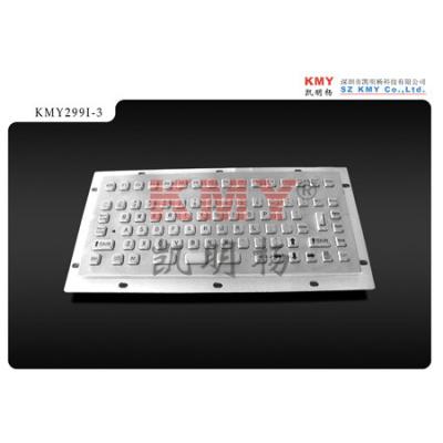 China 1.6N Key Pressure Stainless Steel Mechanical Keyboard 8KV Industrial PC Keyboard for sale