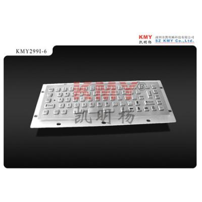 China IK07 All Metal Keyboard Rugged Kiosk Metal Keyboard With Mini Key Buttons for sale