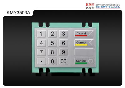China Waterproof IP65 Stainless Steel Keypad Vending Machine 5N TDES ATM Pin Pad for sale
