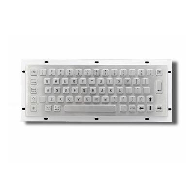China Vandal Resistant IK07 Medical Grade Keyboard 300x110mm Stainless Steel for sale