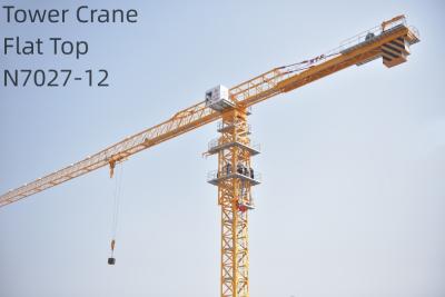 China N7027-12 Flat Top Tower Crane 12T 62m Construction Crane for sale