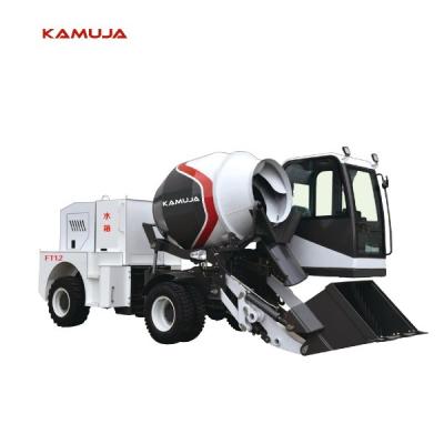 China 2200L Automatic Concrete Mixer 1.2m3 Truck Mounted Mixer Feeder for sale