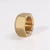 China Female Thread Copper Pipe End Caps Brass Plumbing Pipe Fitting for sale