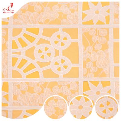 China Polyester Water Soluble Lace Fabric French Flower Chemical Lace Fabric For Dress à venda