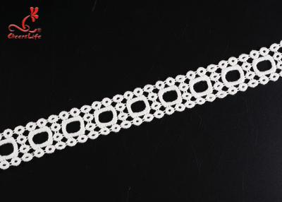 China 100% Cotton Water Soluble Lace Trim For Luggage Decoration for sale