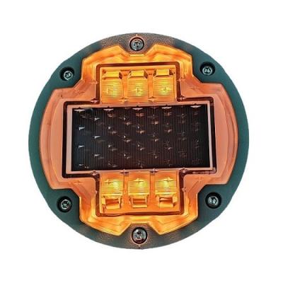 China Embedded Aluminum Solar Powered Road Reflectors Solar Road Stud Load Capacity for sale