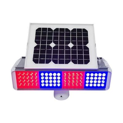 China LED Solar Traffic Lights Blinking Solar Traffic Warning Light for sale