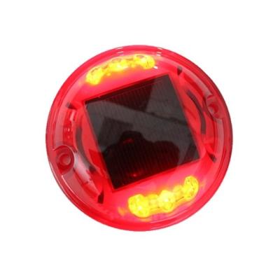 China Weather Resistant Solar Cat Eyes Road Stud Red Color Highway Reflective Studs for sale