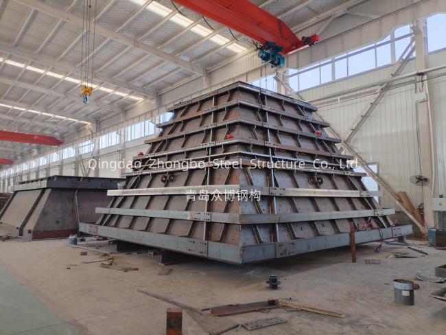 Steel structure components for mineral processing equipment