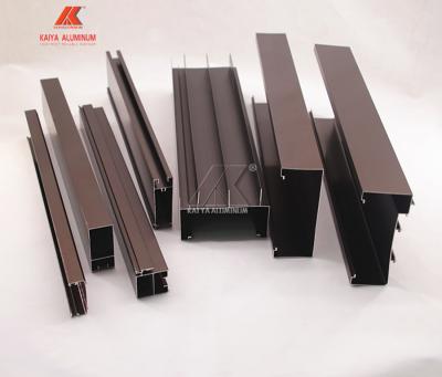 China 6063 perfiles estructurales de la protuberancia de la ventana de aluminio de la puerta deslizante T5 anodizaron en venta
