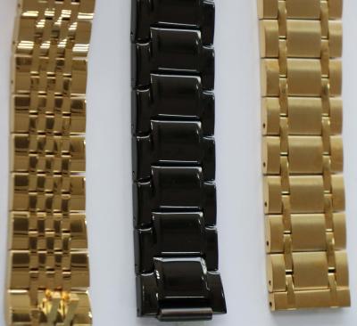 Chine Services de métallisation sous vide de la chaîne de montres d'acier inoxydable PVD, arc plaquant le fournisseur de la Chine de service de revêtement d'or de Rose à vendre