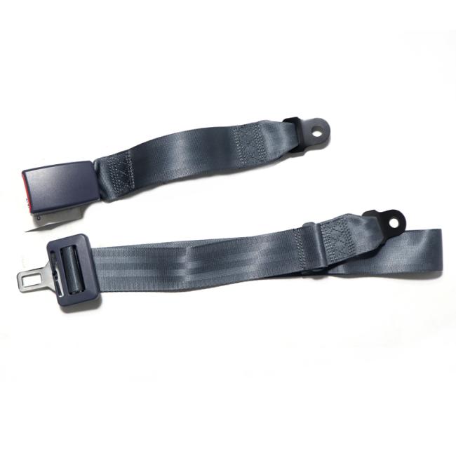 Ordinary Two-Point Gray Seat Belt Model 8212-00005 for Bus Passenger Safety