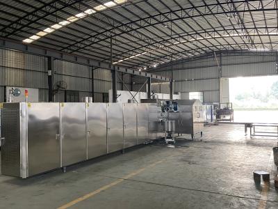 China control del PLC de Schneider de la máquina del cono de la oblea del helado de 7500pcs/H 4.37kw en venta