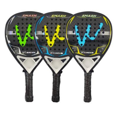 Chine 18K Professional Carbon Fiber Padel Rackets Custom Sports Accessories à vendre